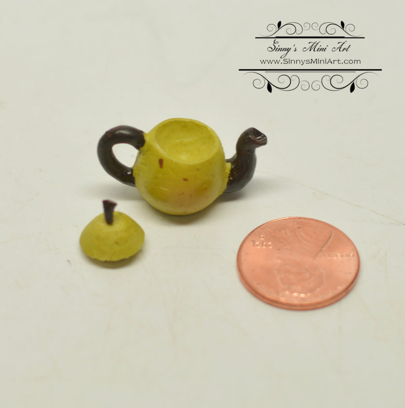 1:12 Miniature Pear Tea Pot TGADM A20-C