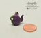 1:12 Miniature Eggplant Tea Pot TGADM A21