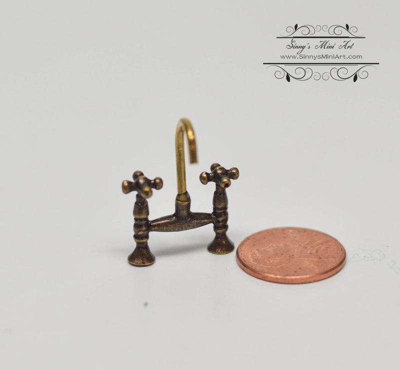 1:12 Dollhouse Miniature Old Fashion Faucet/ Dollhouse Sink Faucet AZ S1206