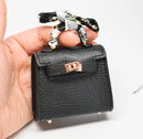 Black 1:6 Miniature Doll Handbag/ Doll Purse Miniature luxury Bag MJ C76-D