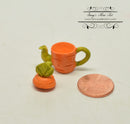 1:12 Miniature Carrot Tea Pot TGADM A22