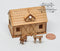 Kit 1:144 Laser Cut Stable Dollhouse Kit/Barn Dollhouse /DIY Dollhouse SMA HS003
