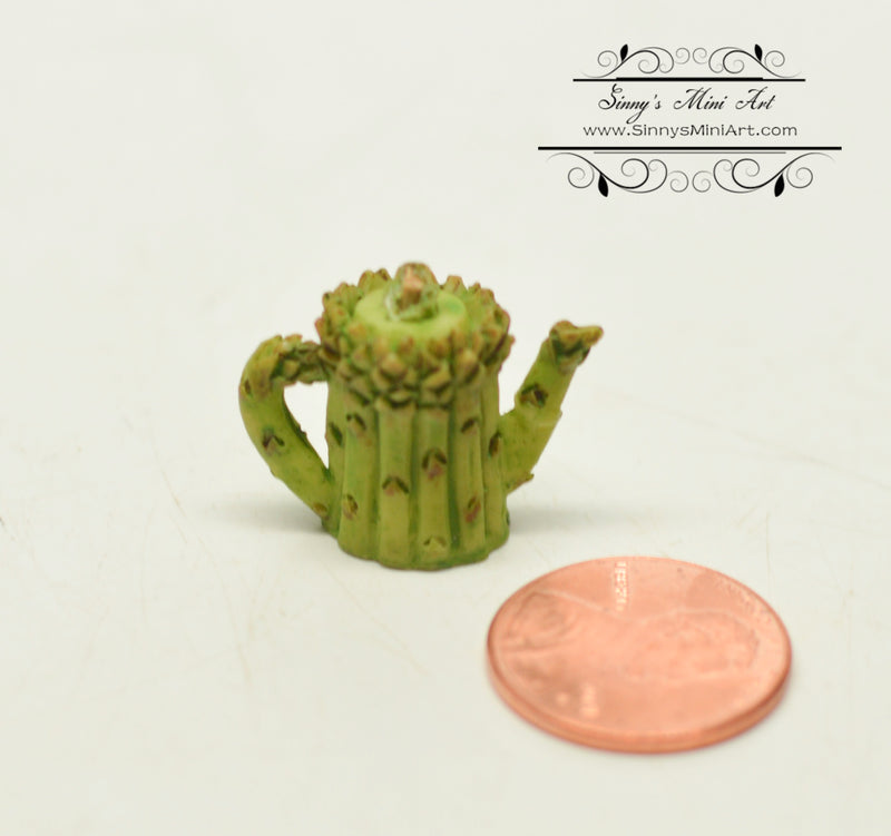 1:12 Miniature asparagus Tea Pot TGADM A21