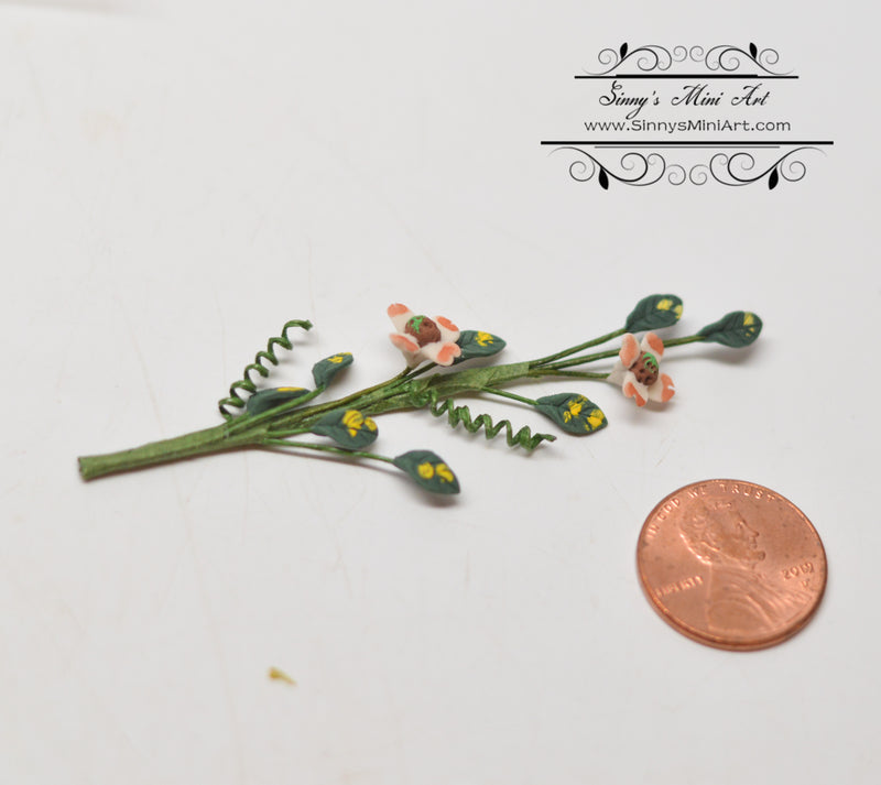 1:12 Dollhouse Miniature Small Dogwood Vine Stem BD E3201