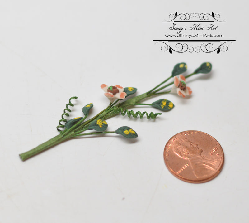 1:12 Dollhouse Miniature Small Dogwood Vine Stem BD E3201