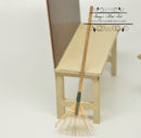 1:12 Dollhouse Miniature Leaf Rake/Bamboo Rake MWC 514