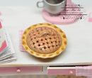 1:12 Dollhouse Miniature Cherry Pie in  Pie Plate BD K2651