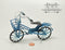1:12 Dollhouse Miniature Blue Bicycle / Miniature Toy AZ B5227