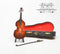 1:12 Dollhouse Miniature Cello/ Base with Case E45