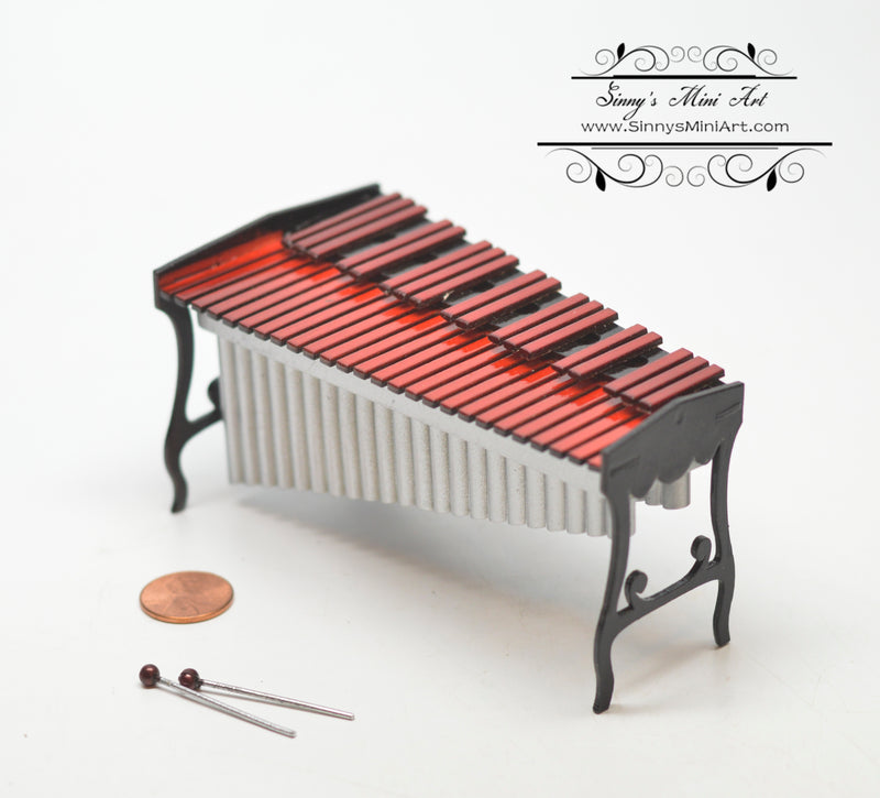 1:12 Dollhouse Miniature Marimba/Miniature Instrument E46