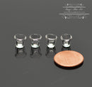 1:12 Dollhouse Miniature On the Rocks Glass Set of 4 BD HB108