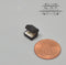 1:12 Dollhouse Miniature Jewelry Silver Pearl/Miniature Earrings IBM JEW007