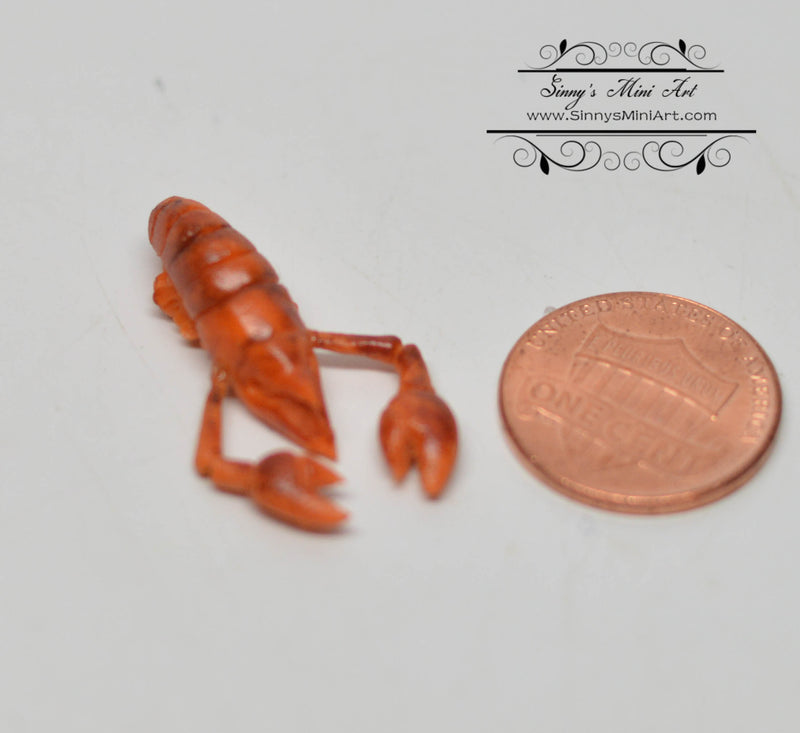 1:12 Dollhouse Miniature Lobster Seafood  BD F288