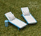 Clearnce Sale 1:12 Dollhouse Miniature Blue Sun Chaise Set/3 AZ YM0816