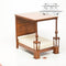 1:12 Dollhouse Miniature Tudor Bed/ Walnut AZ JJ00055WN