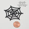 1:12 Dollhouse Miniature Black Metal Decorative Spiderweb/Halloween BD H003