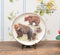 Dollhouse Miniature Bear Family Platter BB CDD509