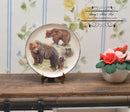 Dollhouse Miniature Bear Family Platter BB CDD509