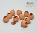 1:12 Dollhouse Miniature Owl Clay Pottery Planter/Miniature Gardening HMN 1437
