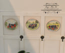 1:12 Dollhouse Miniature 3 Farm Tractor Plates BB CDD694