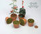 1:12 Dollhouse Miniature Clay Pottery Planter with Soil/Miniature Gardening HMN 1580