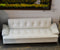 1:12 Dollhouse Miniature Leather Hoover Sofa White /Miniature Furniture AZ P6461
