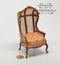 1:12 Dollhouse Miniature Cane Backed Porter Chair AZ jj05049wn