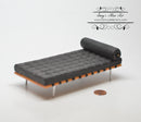 1:12 Dollhouse Miniature Modern Daybed Black/ Miniature Furniture AZ S8010