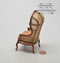 1:12 Dollhouse Miniature Cane Backed Porter Chair AZ jj05049wn