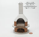 1:12 Dollhouse Miniature Cape Cod Outdoor Fireplace AZ YM0807