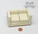 1:12 Dollhouse Miniature Modern Sofa White/ Miniature Furniture AZ S8004