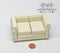 1:12 Dollhouse Miniature Modern Sofa White/ Miniature Furniture AZ S8004