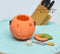 1:12 Dollhouse Miniature Jack-O-Lantern with Knife and Candle BD H435