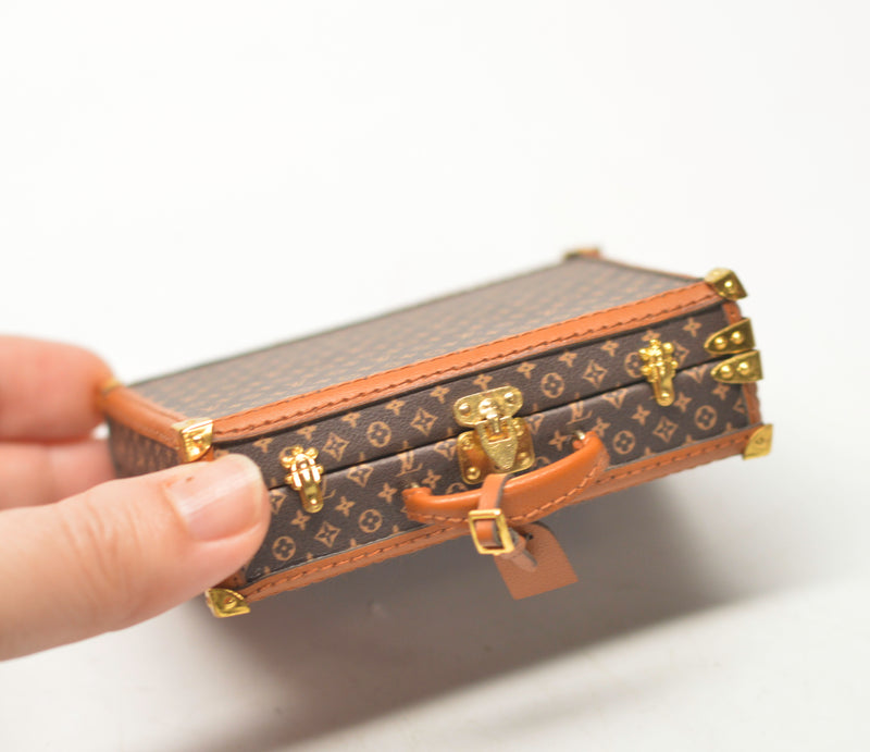 Miniature Louis Vuitton Suitcase (1:6 scale)