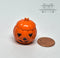 1:12 Dollhouse Miniature Pumpkin Ceramic Bowl with Lid / Miniature Holiday HMN 1404