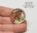 1:12 Dollhouse Miniature Horse Head Plate BB CDD198-1