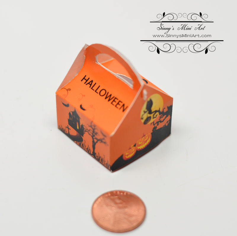1:12 Miniature Halloween Box with Handle BD K0089