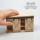 1:12 Dollhouse Miniature Farmhouse Cabinet Kit/ Miniature Furniture SMA F009