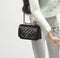 1:6 Miniature Velvet Doll Handbag Black-Gun/ Miniature luxury Bag MJC71-BB