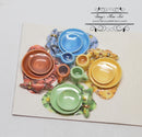 12 Piece GYBTC Dinner Set with Placemats & Napkins BB CER66D