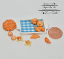 1: 12 Dollhouse Miniature Assorted Breads Loose on Tray BD K063