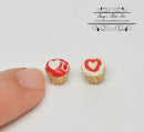 1:12 Dollhouse Miniatures Valentine's Cupcakes BD K035