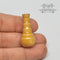 1:12 Dollhouse Miniature Ceramic Vase Yellow / Miniature Home HMN 1440