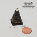 1:12 Miniature Spirit Mansion Halloween 3-Tier Cake BD K1212