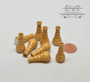 1:12 Dollhouse Miniature Ceramic Vase Yellow / Miniature Home HMN 1440