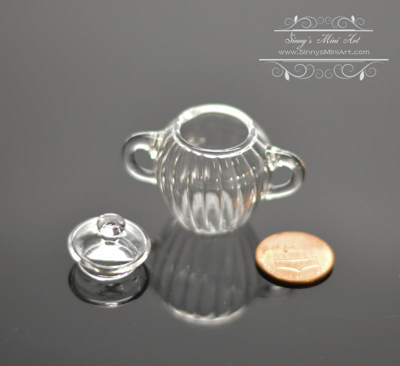 1:12 Miniature Jar with Lid I8