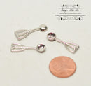 3 PC 1:12 Miniature Serving Scoop / Miniature Spoon A130