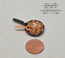 1:12 Dollhouse MiniatureR atatouille Risotto in Frying Pan BD F069