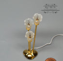 Clearance Sale 1:12 Dollhouse Miniature 3-Arm Tulip Shade Floor Lamp/HH CK4312
