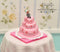 1:12 Dollhouse Miniature Pink Heart Wedding Cake BD K1117